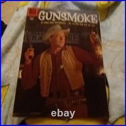 DELL COMICS FOUR COLOR #1 (679) GUNSMOKE 1955 JAMES ARNESS COVER TV show WESTERN