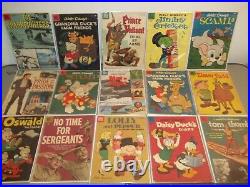 DELL FOUR COLOR LOT OF 82 ISSUES BETWEEN #118 -1302 Gold to Silver age huge lot