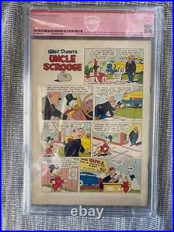 DELL Four Color #386 CBCS 3.0 GD/VG Signed Carl Barks 1952 Uncle Scrooge #1