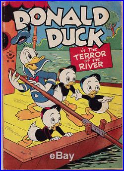 DONALD DUCK FOUR COLOR #108 1946 FINE Terror of the River CARL BARKS Art