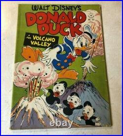 DONALD DUCK Four Color #147 volcano valley WALT DISNEY Carl Barks 1947 DELL