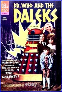DR. WHO AND THE DALEKS (1966) Dell Comics Film/Movie ('Four Color')not Gold Key A