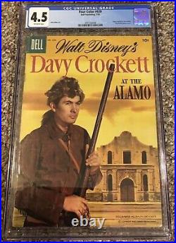 Davy Crockett Dell Four Color #639 1955 CGC 4.5 Golden Age Comic Book