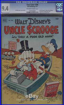 Dell Comics Four Color Uncle Scrooge Donald Duck CGC 9.4 CGC 9.4