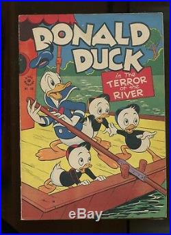 Dell Four Color #108 (4.5) Donald Duck In The Terror Of The River Barks