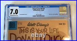 Dell Four Color #1109 Walt Disney's This Is Your Life Donald Duck (1960) CGC 7.0