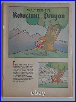 Dell Four Color #13 Reluctant Dragon. Donald Mickey Key Issue! Coverless