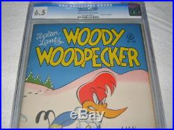 Dell Four Color 169 Woody Woodpecker (#1) Cgc 6.5 Drug Use Story