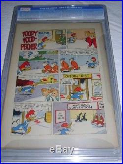 Dell Four Color 169 Woody Woodpecker (#1) Cgc 6.5 Drug Use Story