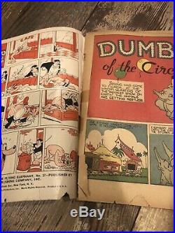 Dell Four Color 17 Raw Ungraded Low Grade Comic First Appearance Dumbo In Comics