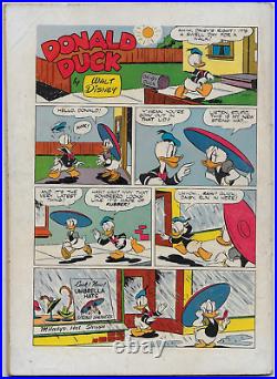 Dell Four Color #275 Good+ Walt Disney Donald Duck Carl Barks Art 1950