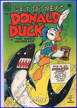 Dell Four Color 291 Donald Duck Barks Art