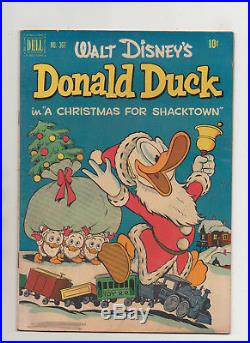 Dell Four Color #367 Donald Duck Christmas Barks Art (Grade 7.0) 1952
