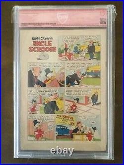 Dell Four Color #386 CBCS 3.0 Signed Carl Barks Rare Uncle Scrooge #1 Comic