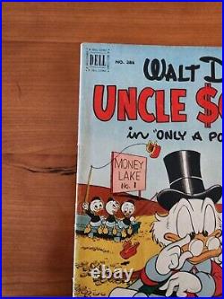 Dell Four Color #386 Uncle Scrooge Only A Poor Old Man 1952 1st Cover Rare