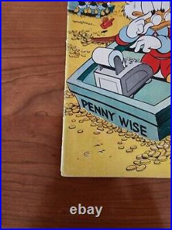 Dell Four Color #386 Uncle Scrooge Only A Poor Old Man 1952 1st Cover Rare