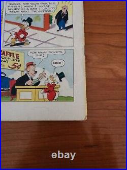 Dell Four Color #386 Uncle Scrooge Only A Poor Old Man 1952 1st Cover Rare