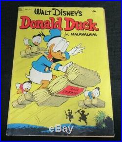 Dell Four Color #394 (1952) Golden Age Donald Duck Rare Double Cover J910