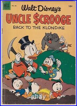 Dell Four Color #456 G+ 2.5 Walt Disney Uncle Scrooge Carl Barks Art 1953