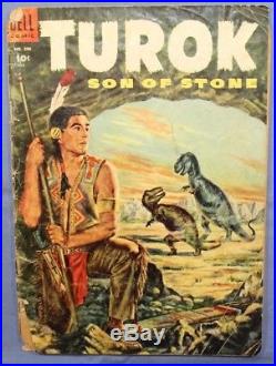 Dell Four Color #596 1954 1st Appearance of Turok and Andar Key