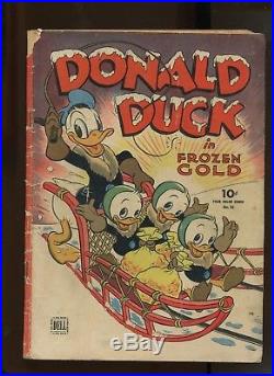 Dell Four Color #62 (2.5) Early Donald Duck By Barks