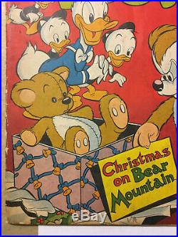 Dell Four Color Christmas On Bear Mountain FC #178 1st Uncle Scrooge Rare Disney