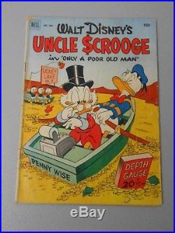 Dell Four Color Comics #386 (3.0 GD/VG) Uncle Scrooge #1 Carl Barks Disney