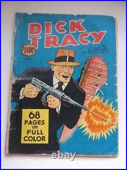 Dell Publishing Co. Four Color, Dick Tracy #8, Rare/htf Early Ga, 1939, Fr