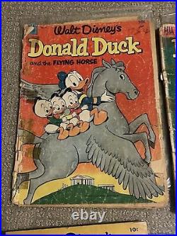 Dell Walt Disney's Donald Duck & Beach Party 16 Issue Lot 1953 1958 Carl Barks