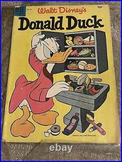 Dell Walt Disney's Donald Duck & Beach Party 16 Issue Lot 1953 1958 Carl Barks