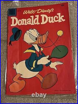 Dell Walt Disney's Donald Duck & Beach Party 16 Issue Lot 1953 1958 Carl Barks