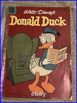 Dell Walt Disney's Donald Duck & Beach Party 16 Issue Lot 1953 1958 Carl Barks