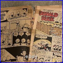 Dell Walt Disney's Donald Duck & Beach Party 16 Issue Lot 1953 1958 Carl Barks