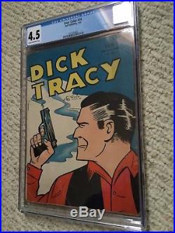Dick Tracy Four Color #34 Dell Jan 1944 CGC 4.5 plus Free Full Color Photo Copy