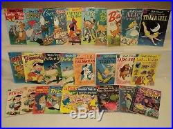 Disney Comics Four Color Dell LOT Sleeping Beauty, Peter Pan 27 Issues (s 9117)