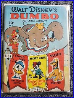 Disney's Dumbo Four Color 17(series 1) 1941 Donald Duck Mickey Pluto
