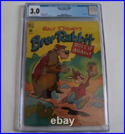 Disneys Four Color #208 Brer Rabbit CGC 3.0 1949 Dell Comics