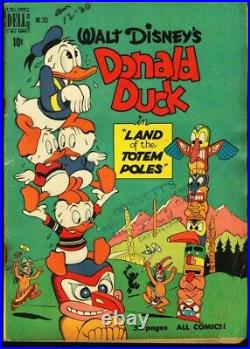 Donald Duck #263-four Color-1949-carl Barks Vg
