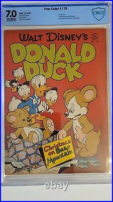 Donald Duck Four Color 178 CBCS 7.0 1947 1st UNCLE SCROOGE