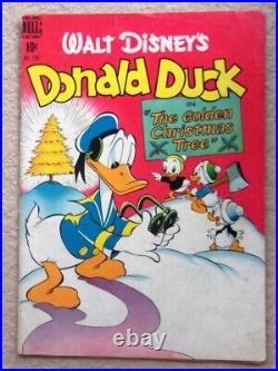 Donald Duck Four Color #203 Comic Book Golden Christmas Tree 1948 Vf Carl Barks