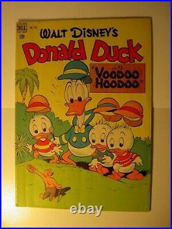 Donald Duck Four Color #238 VG, Voodoo Hoodoo, Carl Barks art, 1949, Golden Age