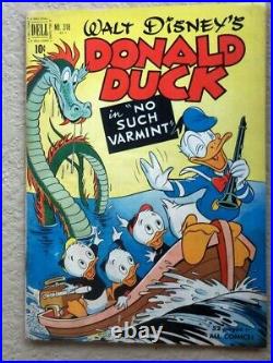 Donald Duck Four Color #318 Comic Book No Such Varmint By Carl Barks 1951 Vf