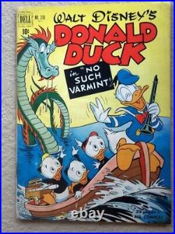 Donald Duck Four Color #318 Comic Book No Such Varmint By Carl Barks 1951 Vf