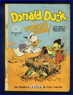 Donald Duck Four Color #9-carl Barks Art-walt Disney'42 G+