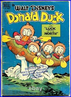 Donald Duck-Four Color Comics-#256 1949-Dell-Carl Barks-classic issue-FN