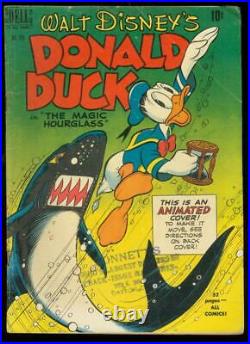 Donald Duck Magic Hourglass-four Color Comics #291 1950 Vg