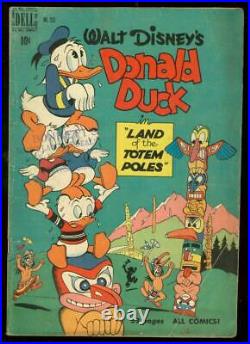 Donald Duck Totem Poles-four Color Comics #263 1950 Vg