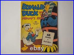 Donald Duck and the Mummy's Ring No. 29, Four Color Comic, 1943, Carl Barks VG/F