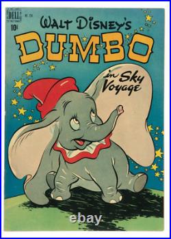 Dumbo in Sky Voyage- Dell Four Color Comics #234 1949- Walt Disney CGC 6.5 COW