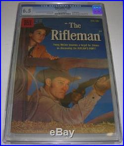 FOUR COLOR #1009 RIFLEMAN #1 CGC 6.5 UNIVERSAL GRADE (Dell 1959) Chuck Connors